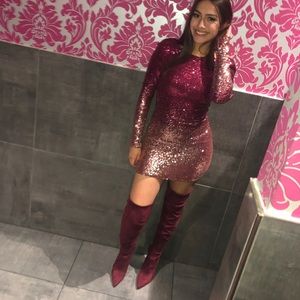 Short sequin dress